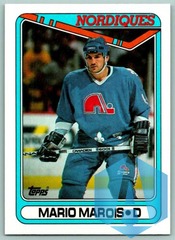 1990-91 Topps Mario Marois #158 Quebec Nordiques